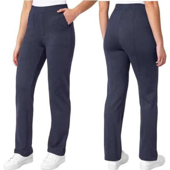 NWT - Mondetta Blue/Black Ladies' Pull-On Straight Leg Pant – Size XXL - Picture 1 of 7